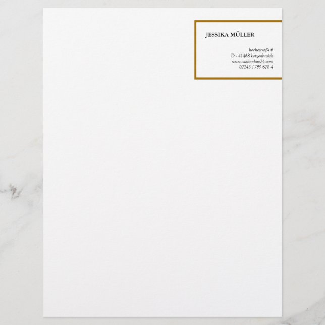ID Dourado Letterhead (Frente)