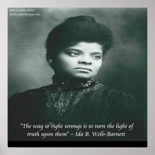 Ida B Wells Expondo a Verdade Poster