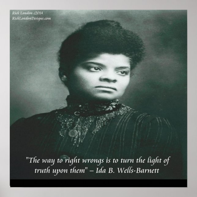 Ida B Wells Expondo a Verdade Poster (Frente)