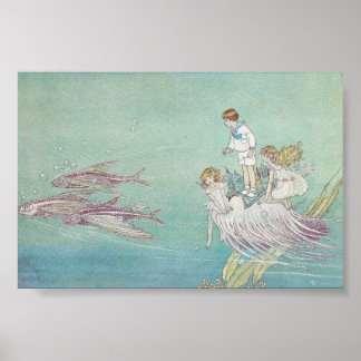 Ida Rentoul Impressão - Fishes