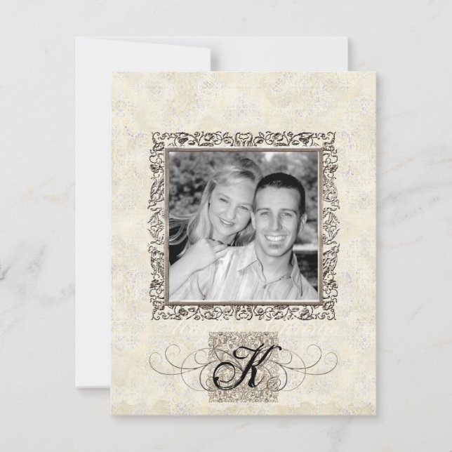 Idade da Prata da Elegância, Convite para Casament (Frente)