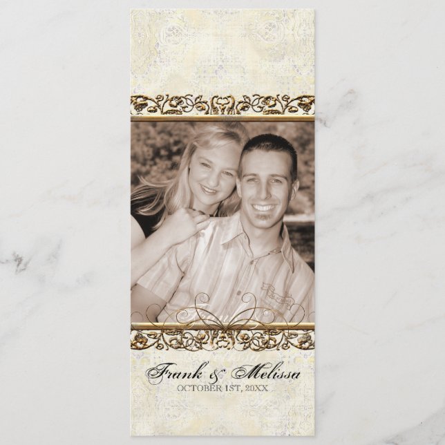 Idade do ouro da Elegância, Programa de Casamento  (Frente)