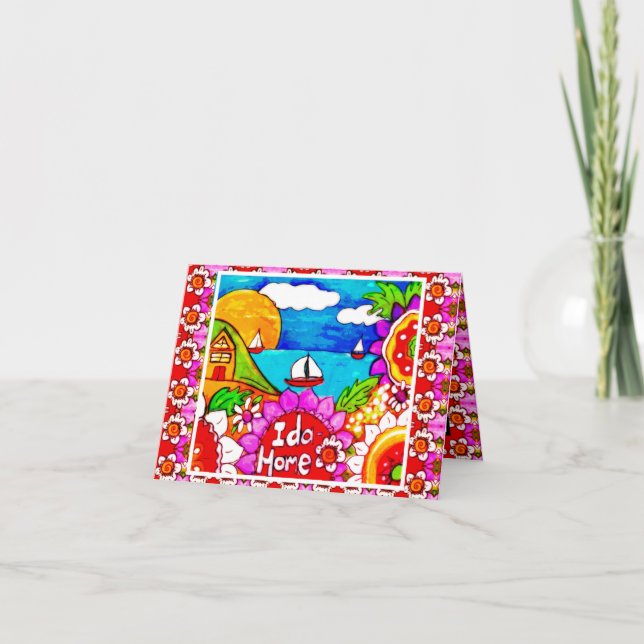 Idaho bem-vindo, Idahome, Cartão Doméstico Ida (Frente)