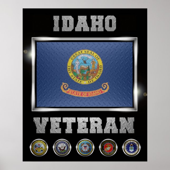 Idaho Veteran poster (Frente)