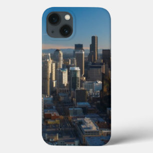 Ideia aérea da skyline da cidade de Seattle