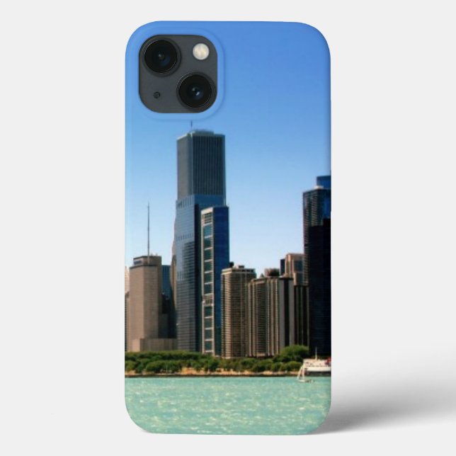 Ideia da skyline de Chicago pelo Lago Michigan (Verso)