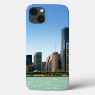 Ideia da skyline de Chicago pelo Lago Michigan