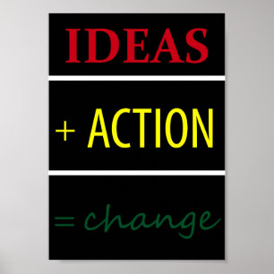 Ideias + Alterar = poster de Ação