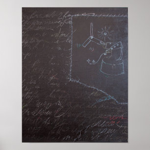 Ideias brancas e Blackboards 1 Poster