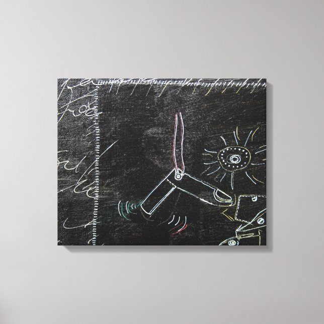 Ideias Branches & Tableaux Noirs 1 em4units Canvas (Frente)