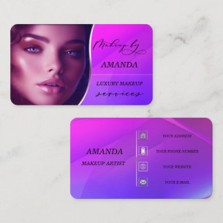 Ideias cartão de visita Para Artistas De Maquiagem
