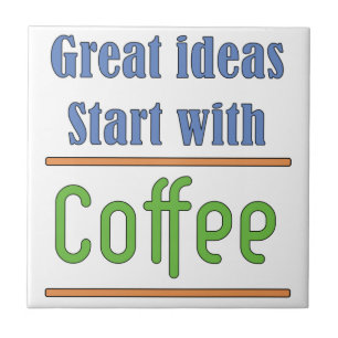 Ideias de excelente Comecem com Café