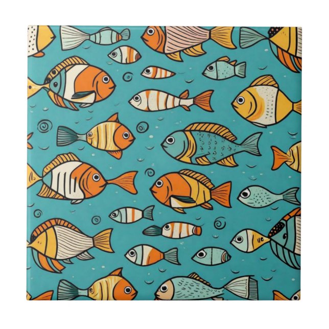 Ideias de presentes de padrão de peixe (Frente)