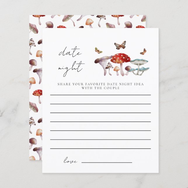 Ideias Noturnas de Data do Chá de panela do Cogume (Frente/Verso)