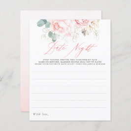 Ideias Noturnas de Data Floral Rosa Elegante