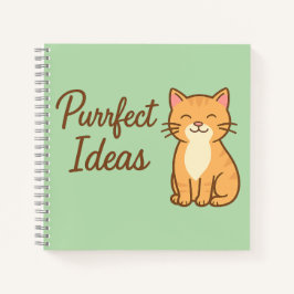 Ideias Puras - Cobrir para Notebook de Gato Bonito