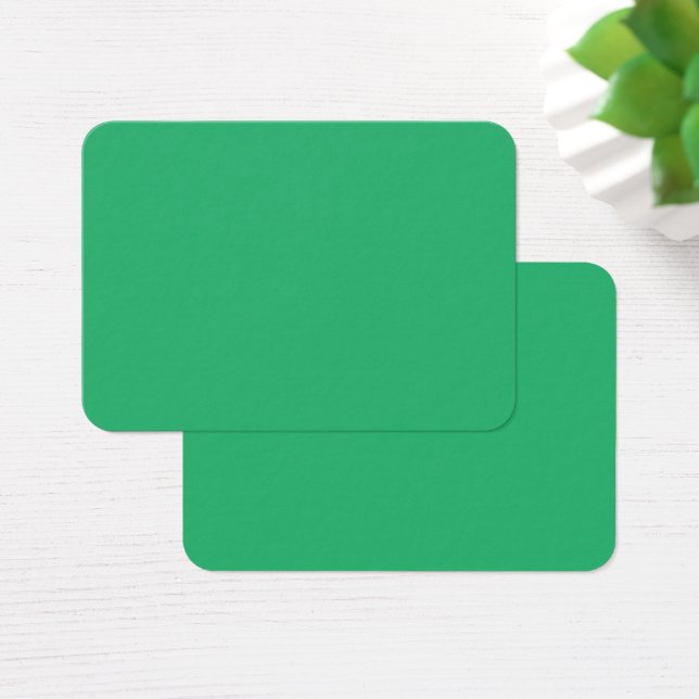Identidade Verde Fresca | Cartões de Perfil Premiu (Mesa)