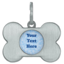 Identificador de Estimação em Forma de Osso Nuvem 