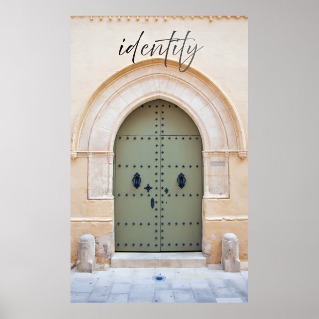 Identity Through the Moroccan Door Poster (Frente)