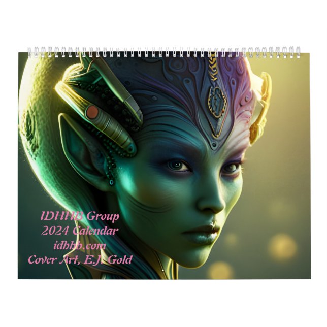 IDHB Grupo 14 imagens 14 Artistas Calendário 2024 (Capa)