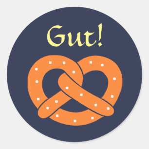 Idioma alemão "bom!" Etiqueta do aprendizado de