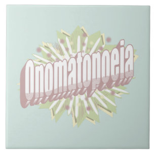 Idioma Inglês da Explosão de Onomatopoeia