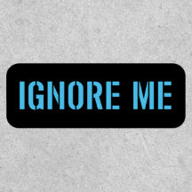 Ignorar-me [Azul Neon]