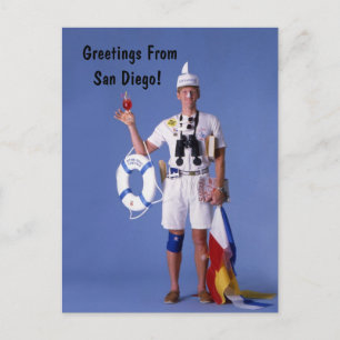 Ignorar Sayles™_Saudações do cartão postal San Die