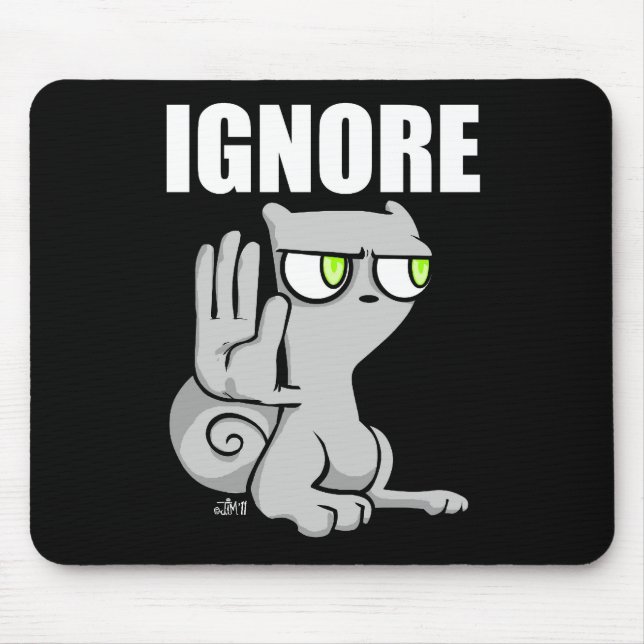Ignore: Mousepad espumoso (Frente)