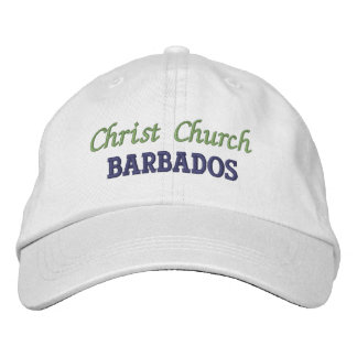 Igreja cristo, Barbados bordado Boné de Baseball