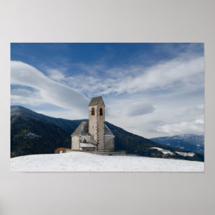 Igreja da Rua. Jacob em Villnöss poster