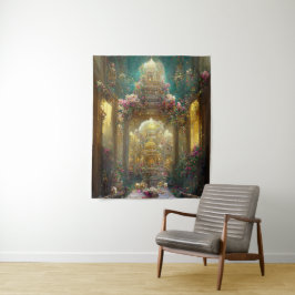 Igreja de Flor de Fantasia - Tapeçaria