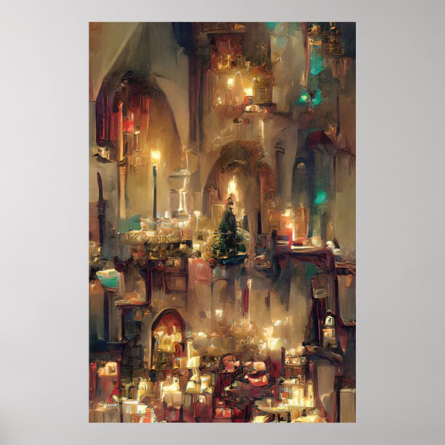 Igreja de Natal, Poster de presentes de Natal (Frente)