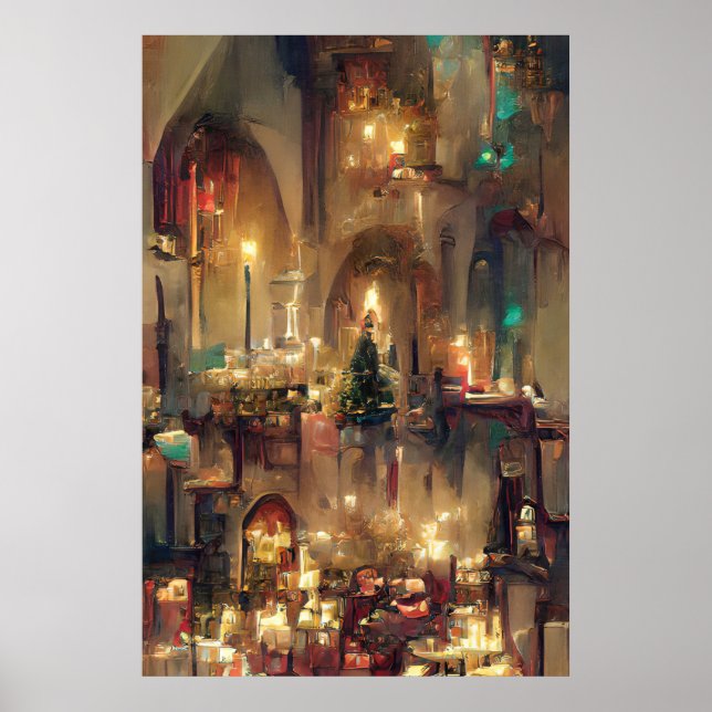 Igreja de Natal, Poster de presentes de Natal (Frente)