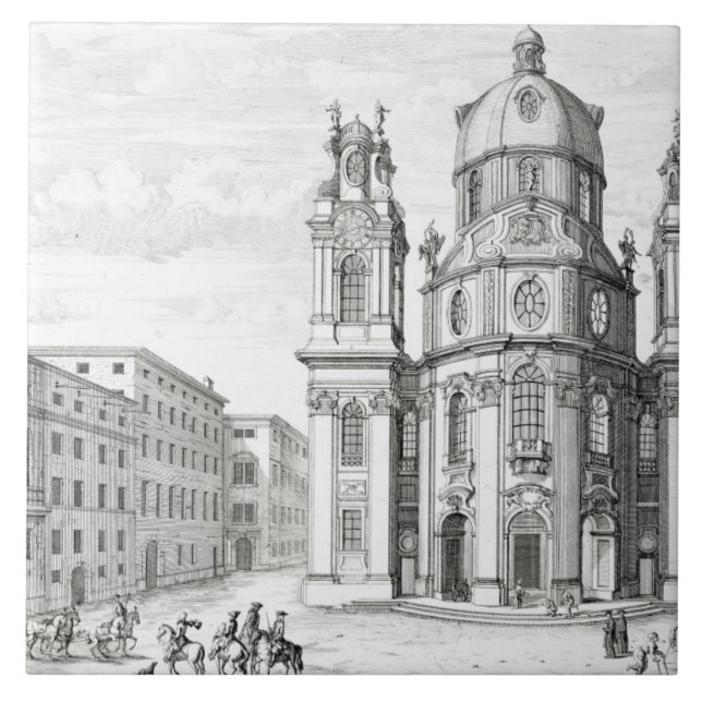 Igreja de Notre Dame, Salzburg, Áustria, 'de (Frente)