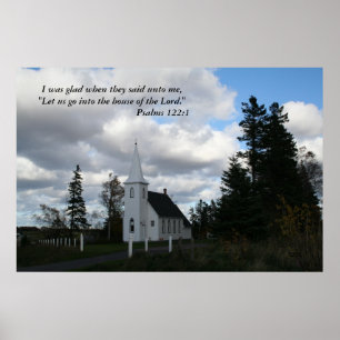 Igreja do país, "eu era" poster contente