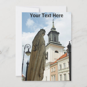 Igreja e estátua de Varsóvia personalizáveis, Polô