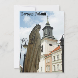 Igreja e estátua de Varsóvia, Polônia