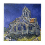 Igreja em Auvers por pintura de Van Gogh<br><div class="desc">A igreja de Auvers-sur-Oise,  vista do Chevet por Vincent van Gogh</div>