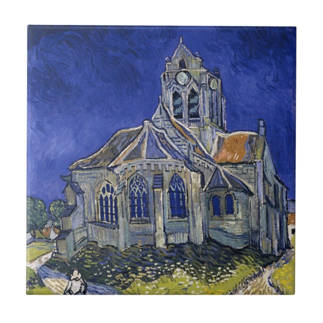 Igreja em Auvers por pintura de Van Gogh (Frente)