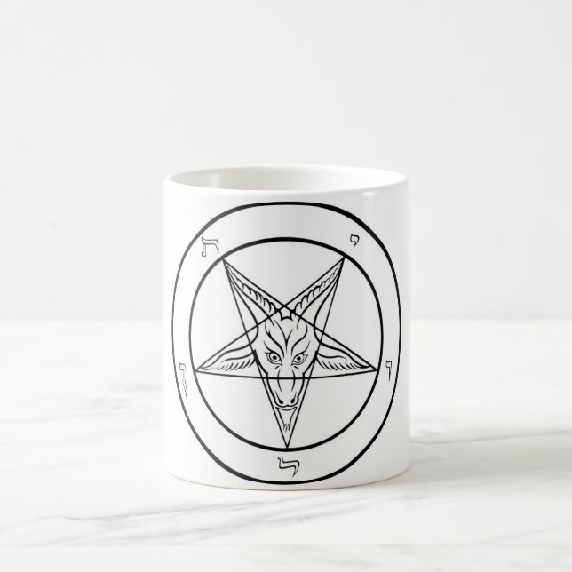 Igreja oficial da satã Sigil da caneca de Baphomet (Centro)
