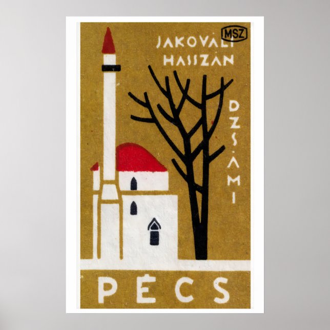 Igreja Pecs - Impressão Caixa de Fósforos - Arte d (Frente)