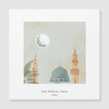 Igreja Personalizada de Masjid An-Nabawi Magnética