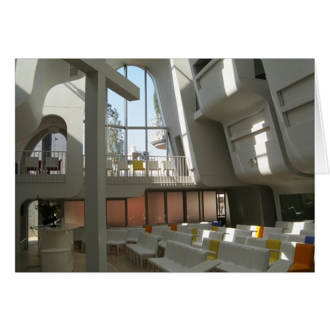 Igreja Protestante Harajuku, Tóquio, Cartão Japão (Frente Horizontal)