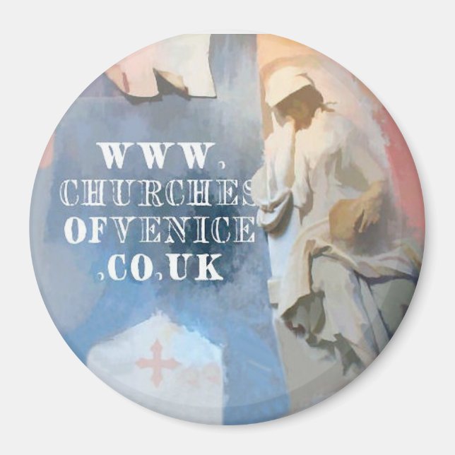 Igrejas de imã de geladeira de Veneza (Frente)