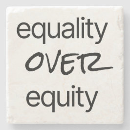 Igualdade Sobre Porta copos De Pedra De Equidade