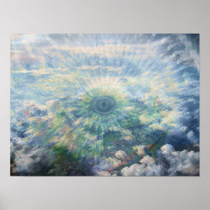 Iguana Abstrato Poster