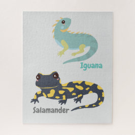 Iguana e Salamander Jigsee Quebra-cabeça