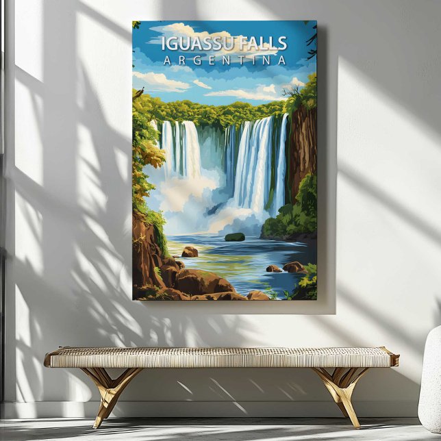 Iguazu Falls Argentina Canvas Wall Decor | Canvas (Iguazu Falls Argentina Canvas Wall Decor | Canvas by TinkPrints.)