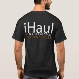 iHaul. Alador do lixo. Promo da camisa da remoção